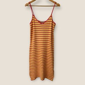 Zara Jacquard Crochet Midi Beach Dress